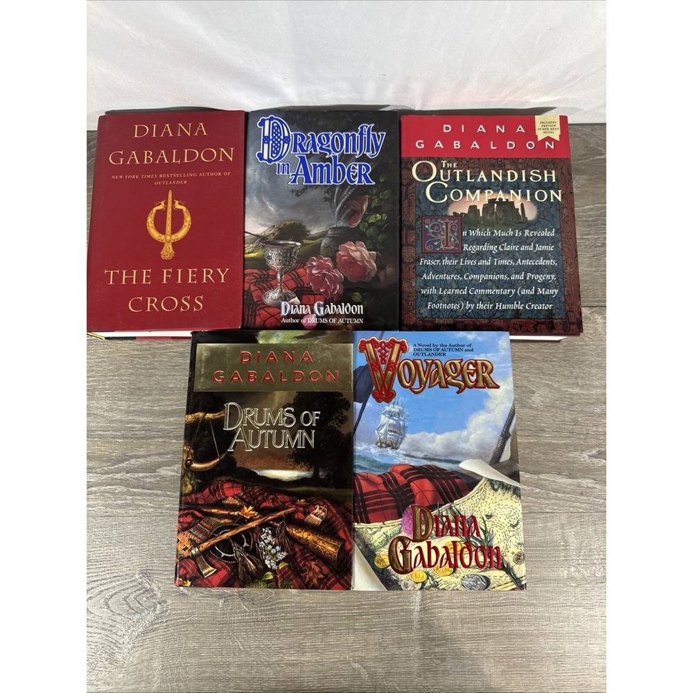 Diana Gabaldon Hardcover Book Lot All Autographed